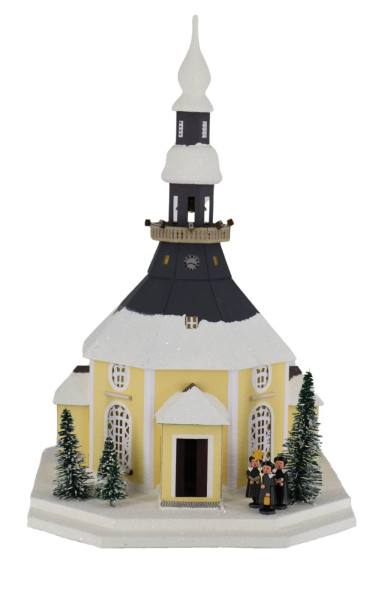 Lichterhaus Seiffener Kirche, 43 cm von Birgit Uhlig_2