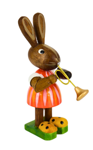 Easter Bunny - Girl with trumpet by Figurenland Uhlig GmbH_3