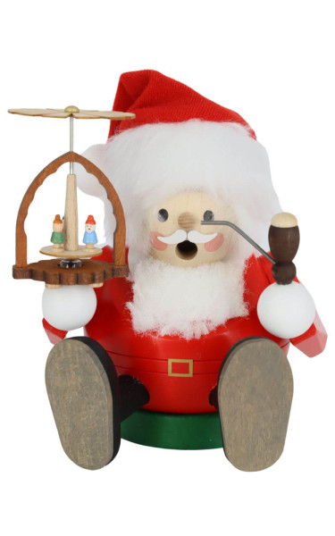 Räuchermann - Kugelräuchermännchen Santa mit Pyramide von Richard Glässer_1