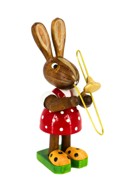 Easter hare - Girls with trumpet by Figurenland Uhlig GmbH_3